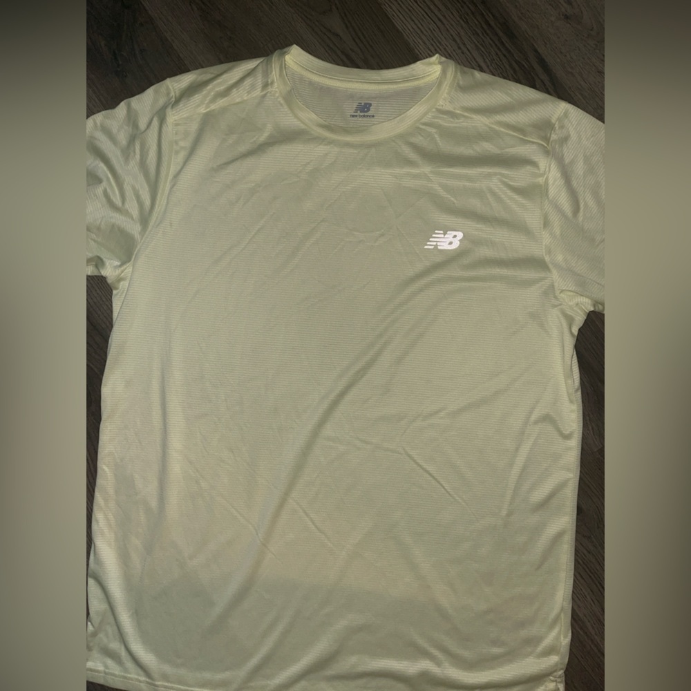 New Balance dri fit shirt (new without tags) light yellow